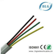 Hot sales flat 4 cores RJ11 shielded telephone cable